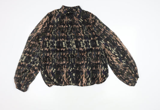 Blue Vanilla Women's Multicoloured Blouse, Size M