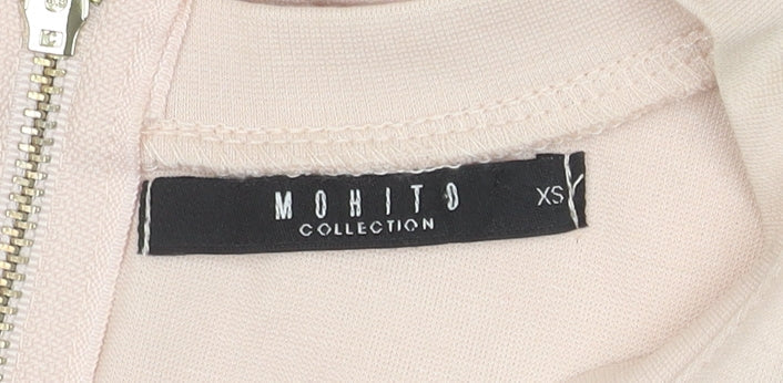 Mohito Collection Women's Beige Sheath Dress XS