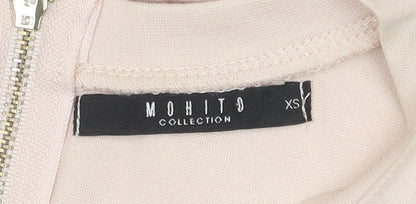 Mohito Collection Women's Beige Sheath Dress XS