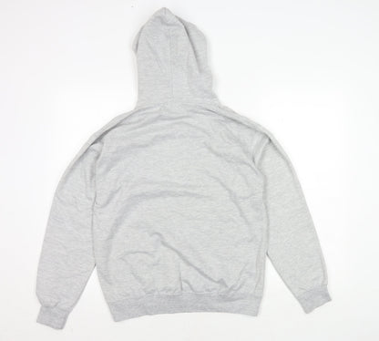 PrettyLittleThing Women's Grey Friends Pullover Hoodie Size S