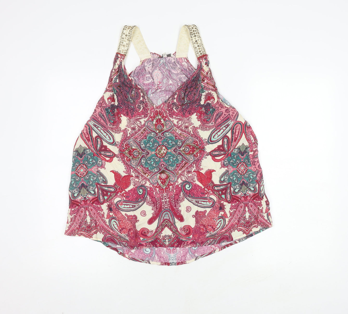 Womens UK Size 14 NEXT Multicoloured Camisole Tank