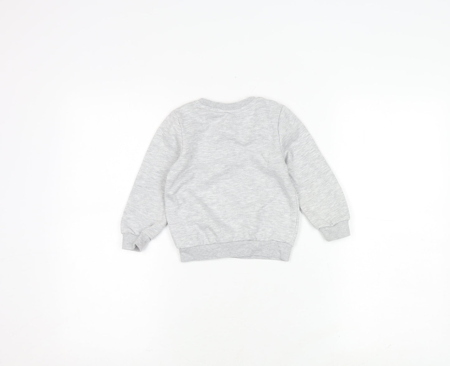 Disney Boys Grey Mickey Mouse Christmas Sweatshirt 8-9 Years