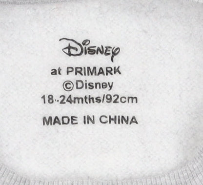 Disney Boys Grey Mickey Mouse Christmas Sweatshirt 8-9 Years
