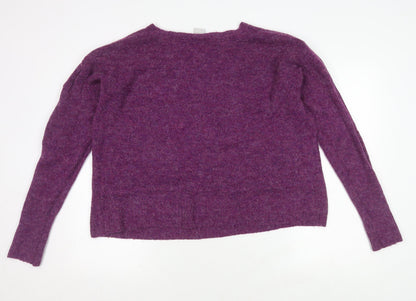 Womens UK Size XL ICHI Purple Pullover Jumper