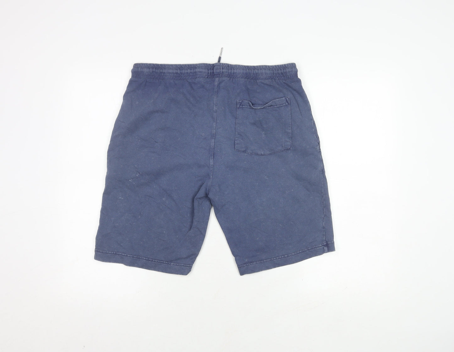 Brave Soul Men's Blue Sweat Shorts Medium