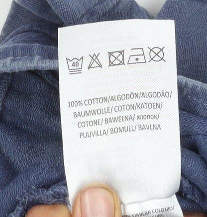 Brave Soul Men's Blue Sweat Shorts Medium