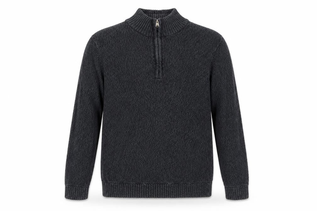 Mens UK Size M Tokyo Laundry Black Pullover Jumper
