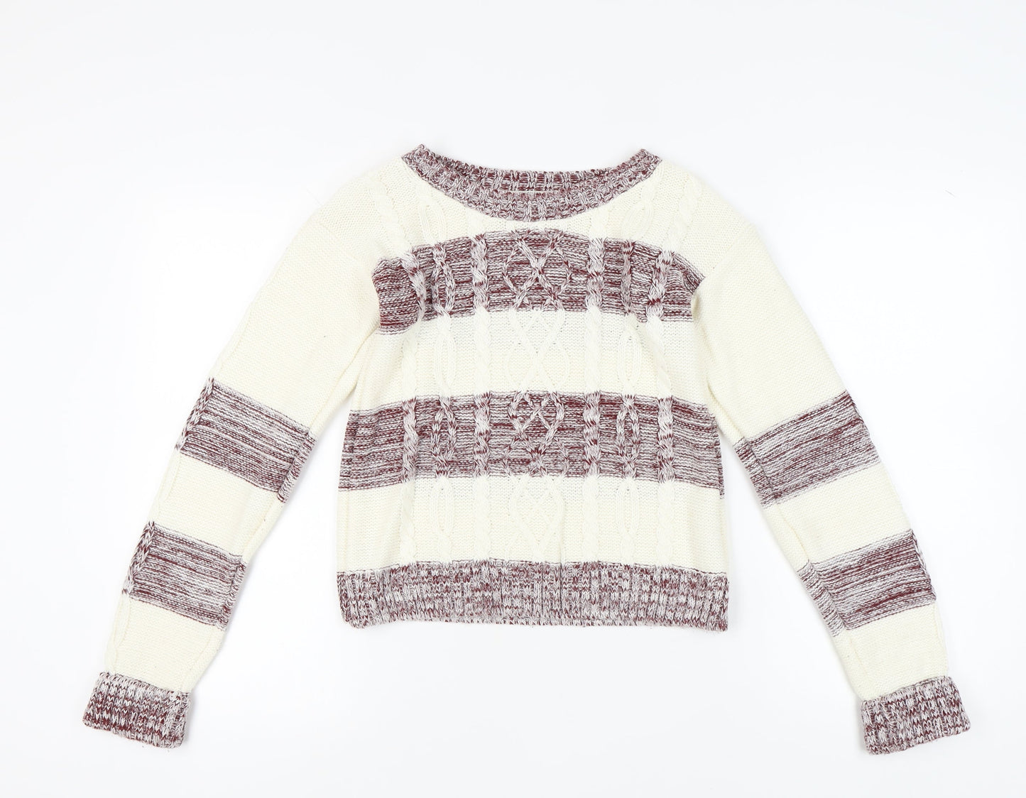 Womens UK Size XS SoulCal & Co Multicoloured Pullover Jumper