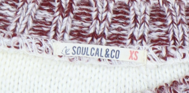 Womens UK Size XS SoulCal & Co Multicoloured Pullover Jumper