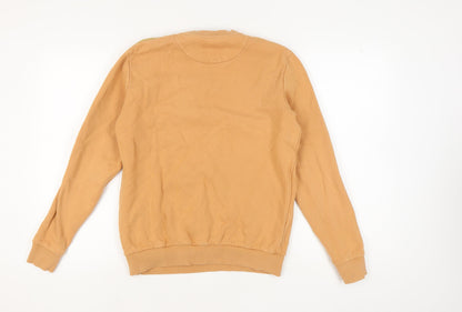Mens UK Size M Lyle & Scott Brown Pullover Sweatshirt