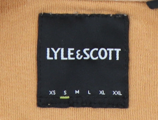 Mens UK Size M Lyle & Scott Brown Pullover Sweatshirt