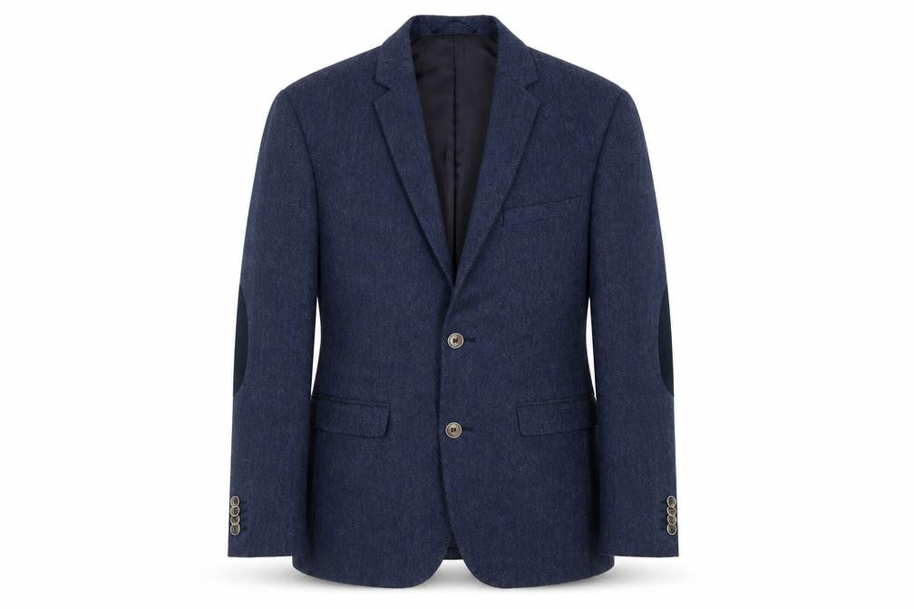 Mens UK Size 40 JACK & JONES Regular Blue Suit Jacket