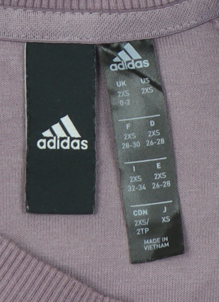 Adidas Women’s Purple Sweatshirt 2XS
