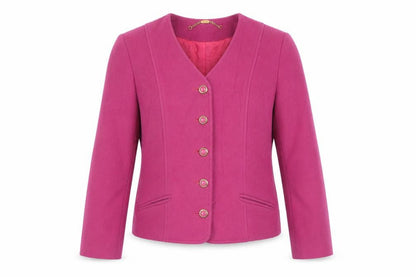 Womens UK Size 10 Viyella Regular Pink Blazer