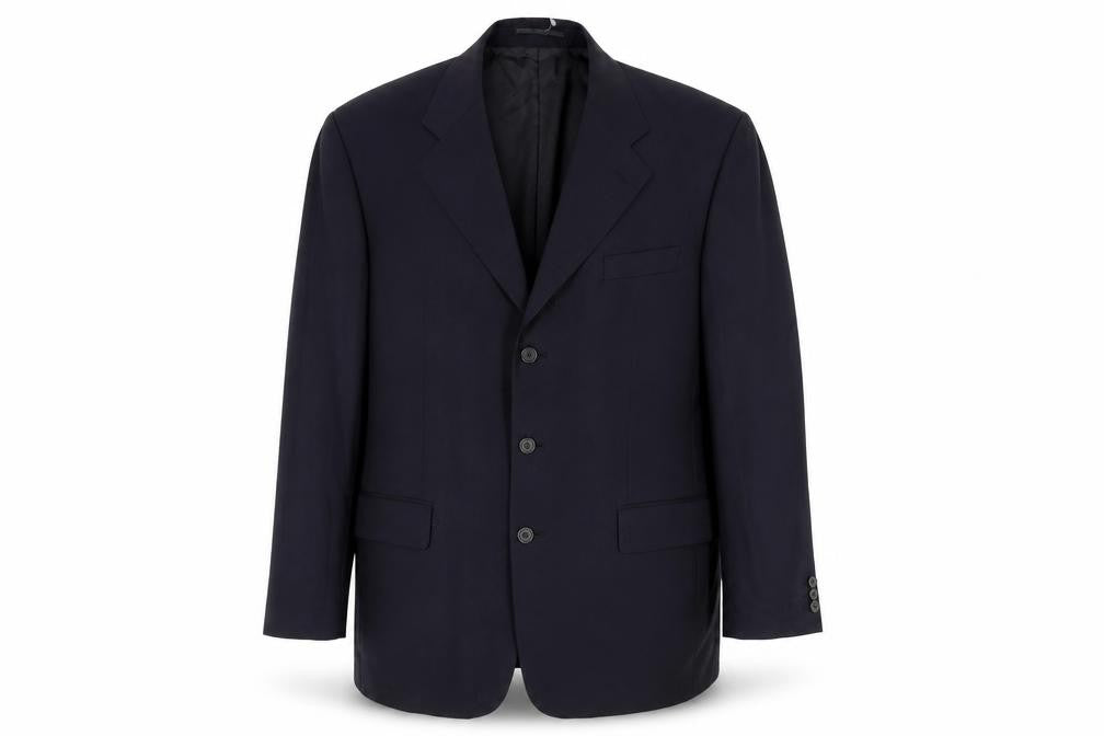 Mens UK Size 42 Pierre Cardin Regular Blue Suit Jacket