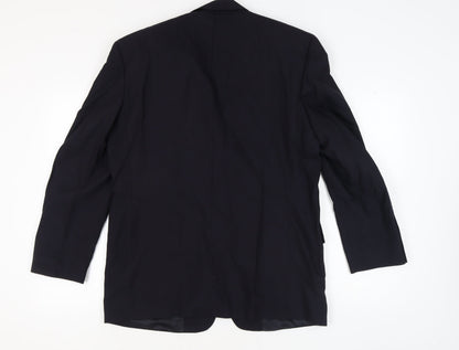 Mens UK Size 42 Pierre Cardin Regular Blue Suit Jacket