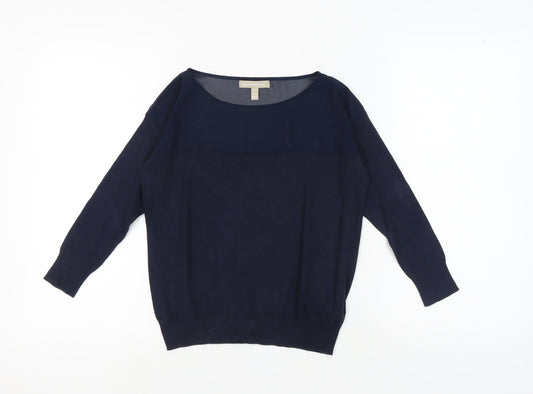 Banana Republic Women's Navy Blouse 2XS Petite