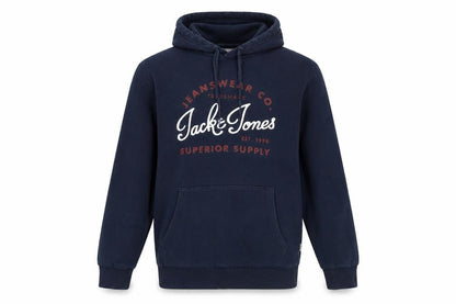 Mens UK Size M JACK & JONES Blue Pullover Hoodie