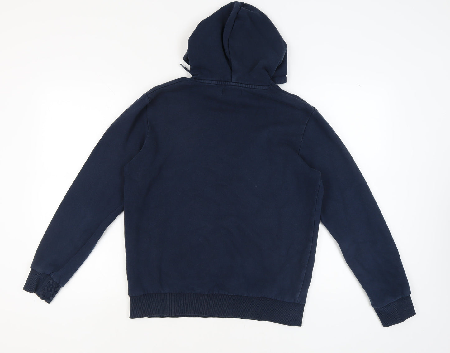 Mens UK Size M JACK & JONES Blue Pullover Hoodie