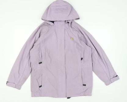 Womens UK Size L Trespass Purple Anorak Coat
