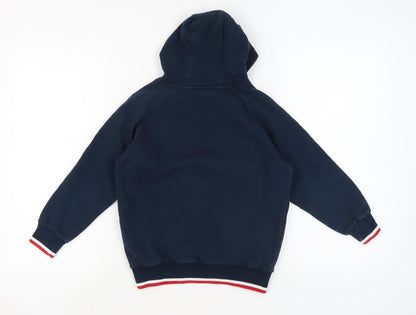 Pride of England Girls Blue Hoodie 9-10 Years, Rugby Sport Style