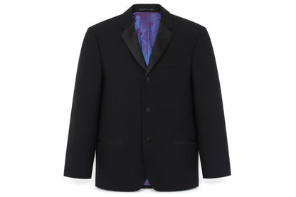 Mens UK Size 38 Daniel Hechter Regular Black Suit Tuxedo