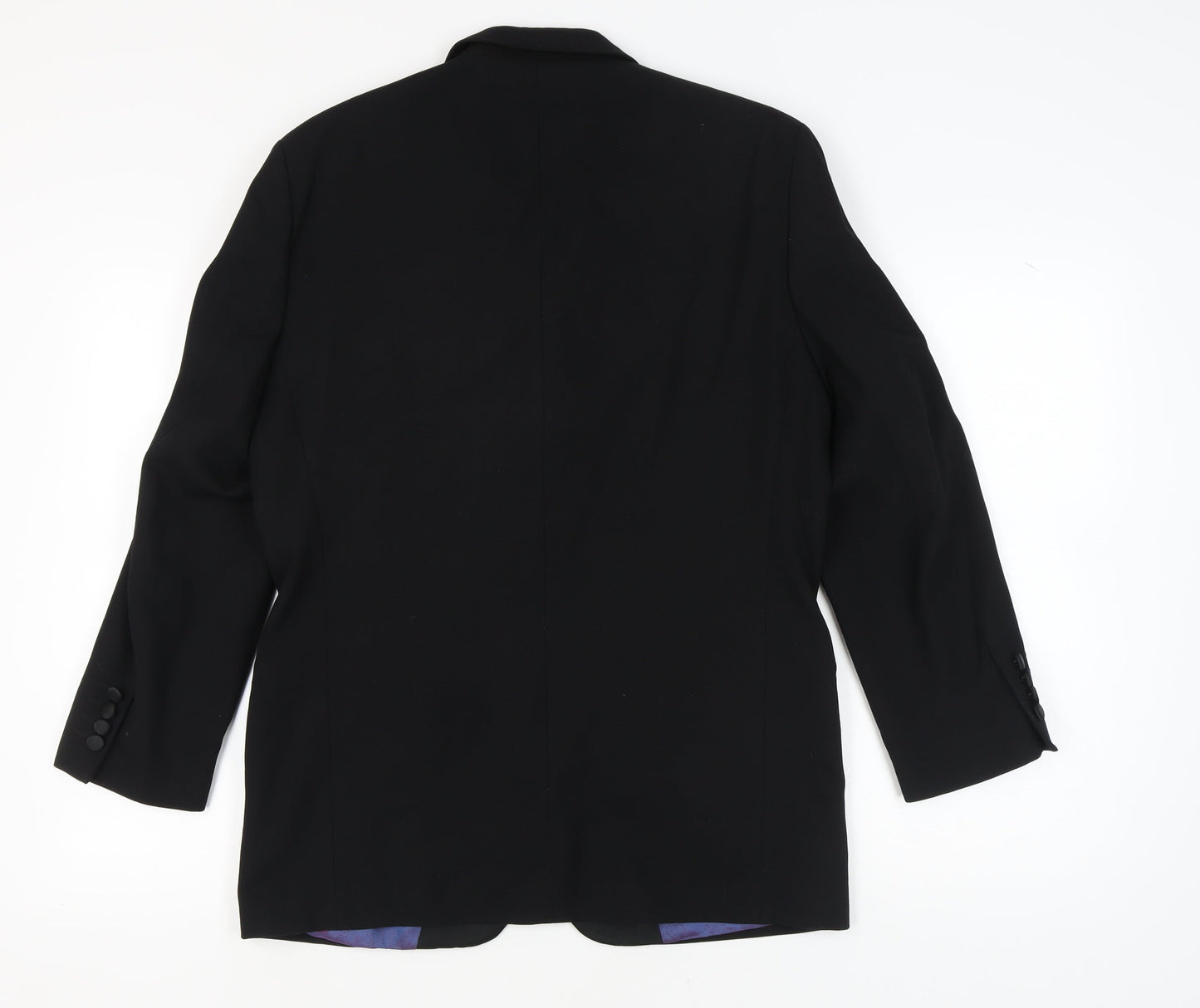 Mens UK Size 38 Daniel Hechter Regular Black Suit Tuxedo