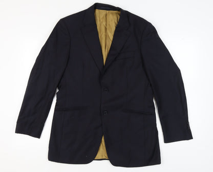 Mens UK Size 40 Pierre Cardin Regular Blue Suit Jacket
