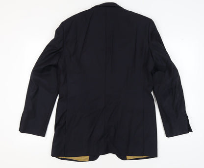 Mens UK Size 40 Pierre Cardin Regular Blue Suit Jacket