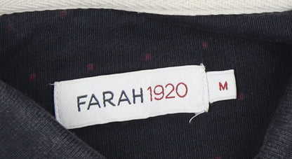 Farah Men's Black Polo M Short Sleeve Casual