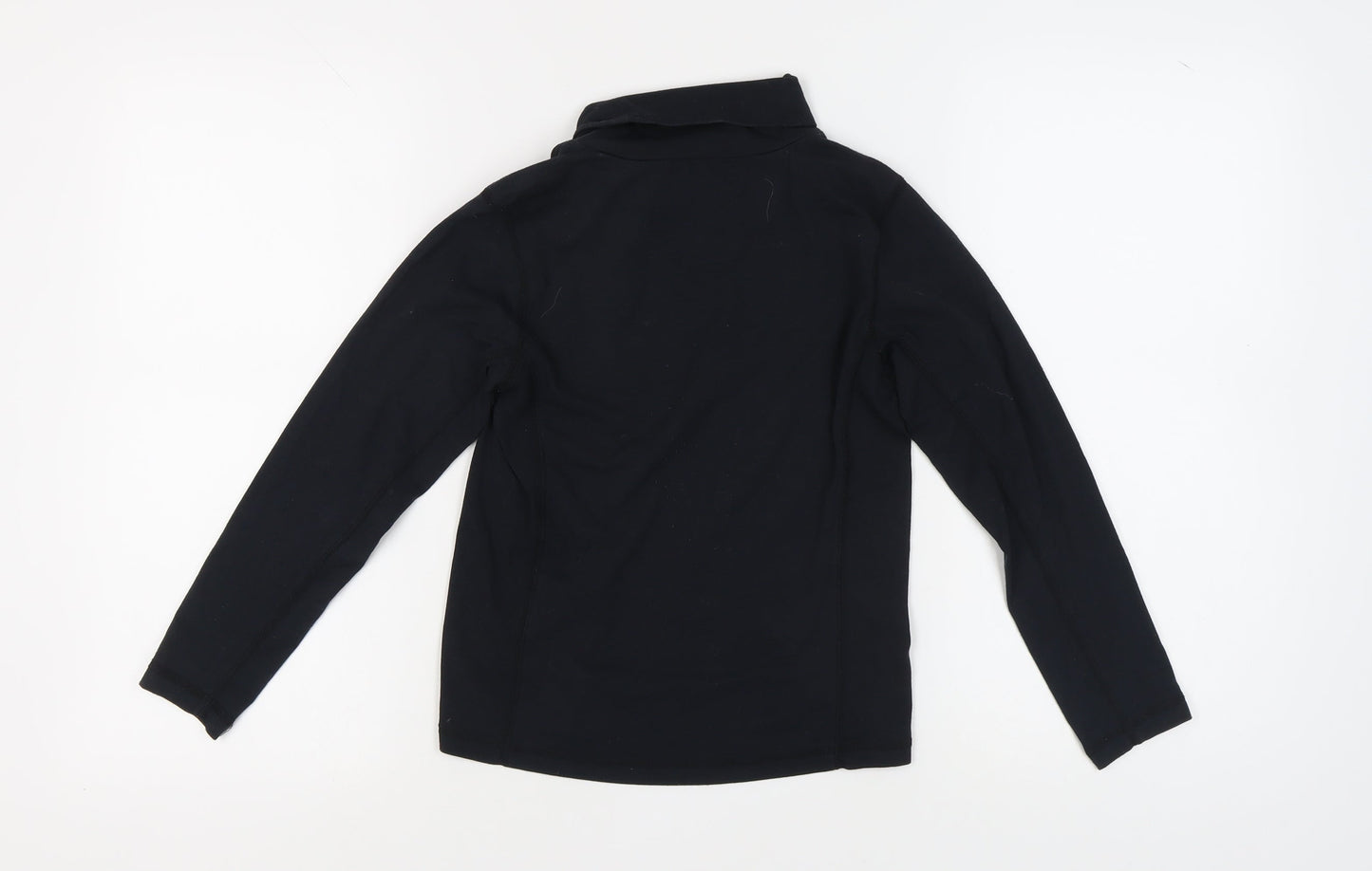 TOG24 Boys Black Long Sleeve Mock Neck Top 9-10 Years
