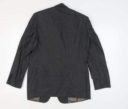 Austin Reed Men's Grey Wool Blazer, Size 40 Regular Fit