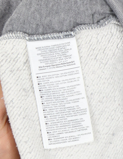 Nike Women's Grey Logo Hoodie XL