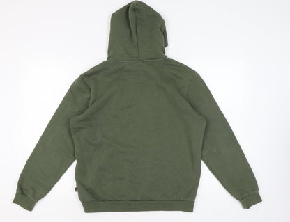 Mens UK Size M PUMA Green Pullover Hoodie