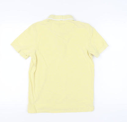 Jack & Jones Yellow Men's Polo Shirt - Medium