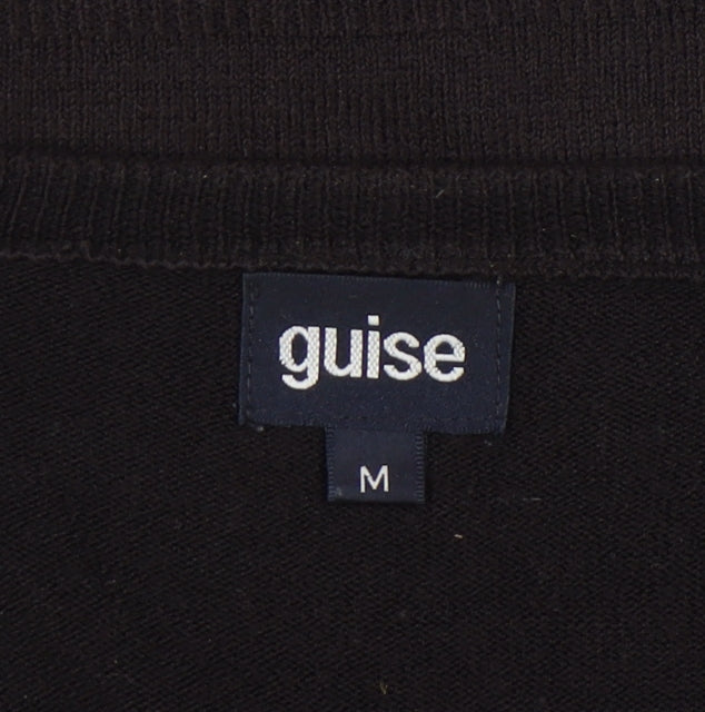 Guise Men's Black V-Neck Pullover Jumper - M