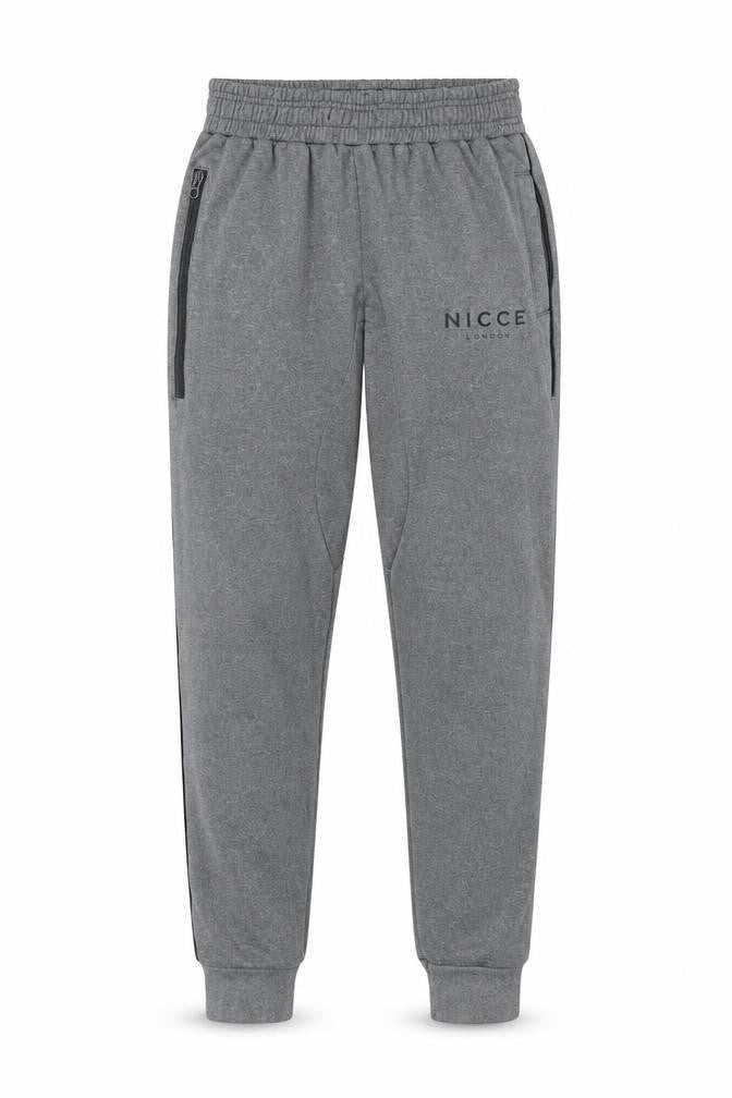 Mens UK Size S NICCE Regular Fit Jogger Grey Trousers