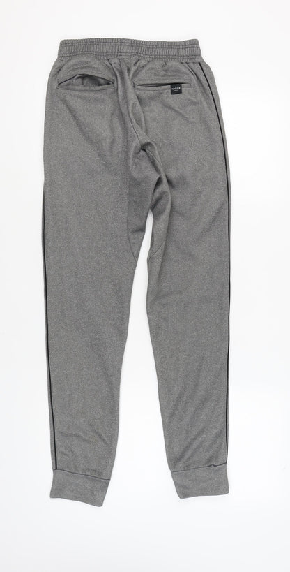NICCE Men's Grey Joggers, Size S, Tapered Fit