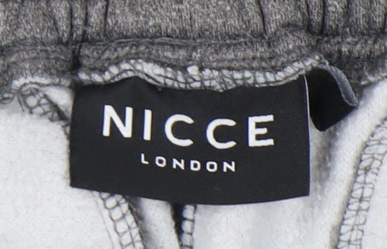 NICCE Men's Grey Joggers, Size S, Tapered Fit