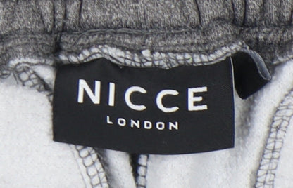 NICCE Men's Grey Joggers, Size S, Tapered Fit