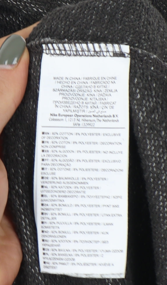 Nike Women's Grey Hoodie - Size S, Hooded, Activewear