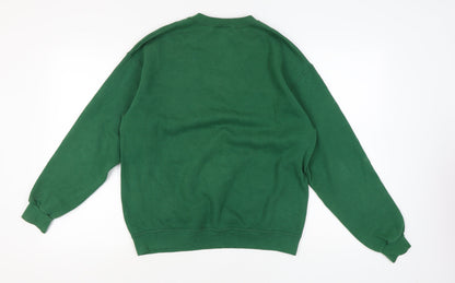 Lee Green Unisex Pullover Sweatshirt, M, Graphic Logo