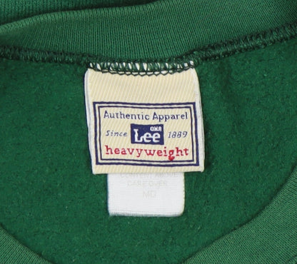 Lee Green Unisex Pullover Sweatshirt, M, Graphic Logo