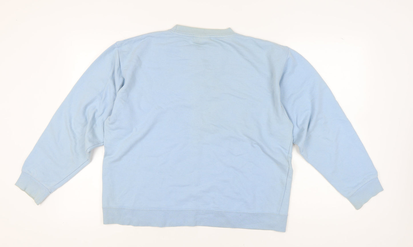 Kappa Blue Unisex Medium Pullover Sweatshirt