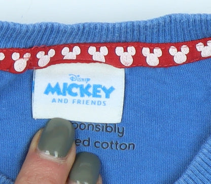 Disney Mickey Mouse Blue T-Shirt 3 Years Unisex Kids