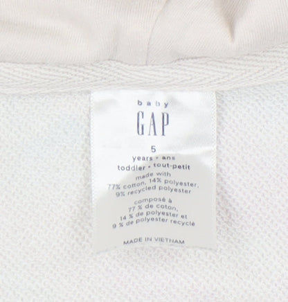 Gap Girls Multicoloured Full Zip Hoodie, Size 5 Years