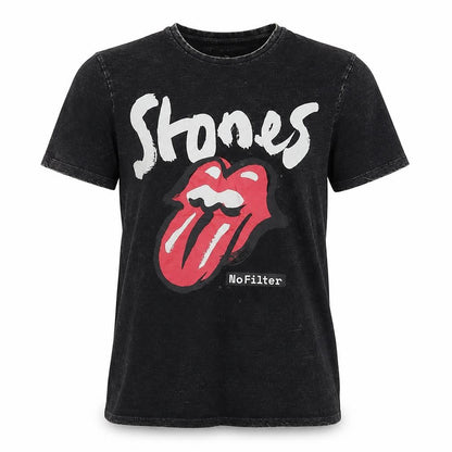Front view of Bands That Rocked unisex black t-shirt m