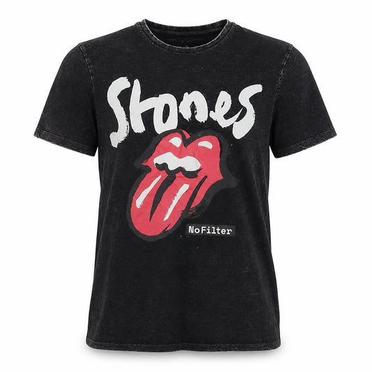 Front view of Bands That Rocked unisex black t-shirt m