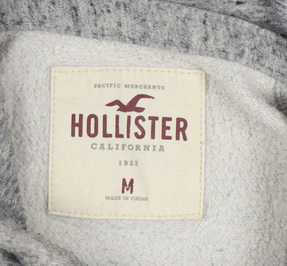 Hollister Women's Grey Pullover Hoodie, Size M, Casual Wear