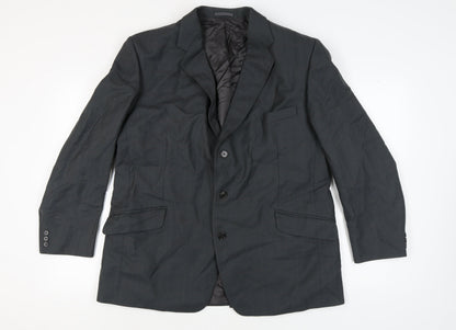Mens UK Size 46 Magee Regular Black Suit Jacket